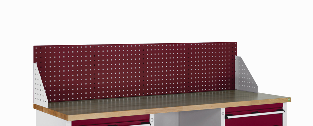 07002202.24V - perfo bagpanel til arbejdsbord 2.0M