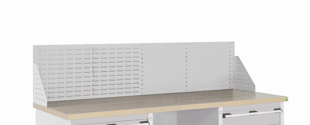 07002206.16V - Combi bagpanel til arbejdsbord 2.0M