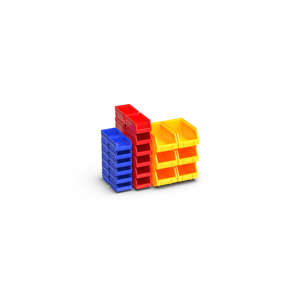 13031002 - Sortiment plastkasser