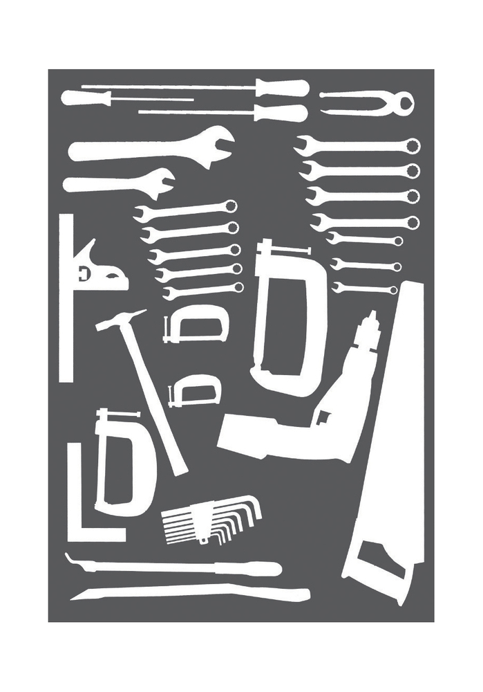 14030077 - Vinyl belægning sæt, Værksted 2