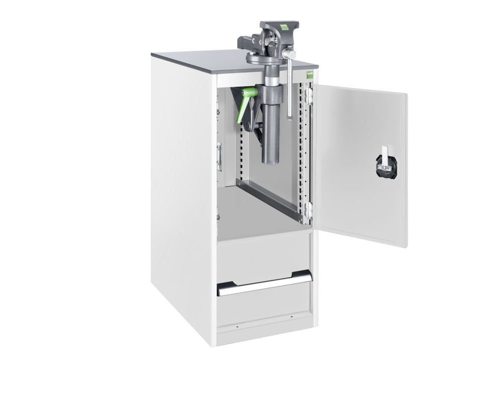 40017100.16V - cubio montageskab med skruestik