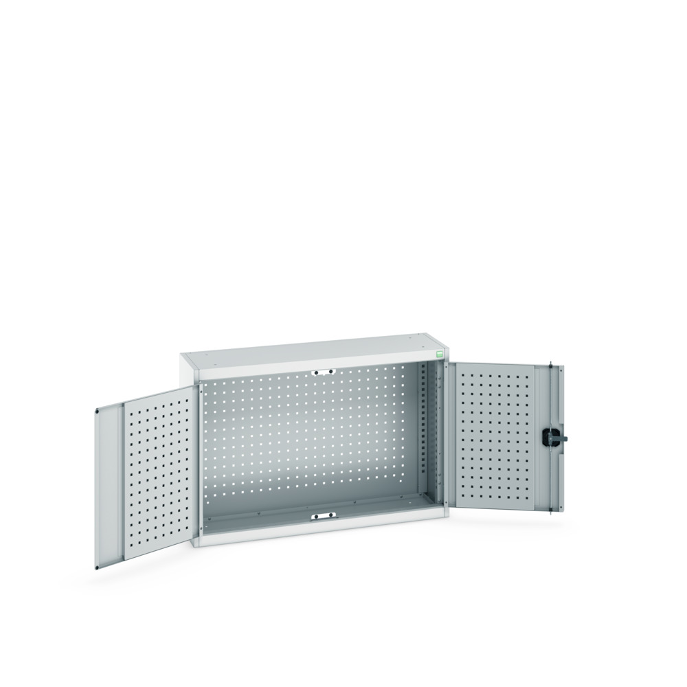 40031053.16V - HPS-1037-1.1 perfo vægskab m. fløjdøre