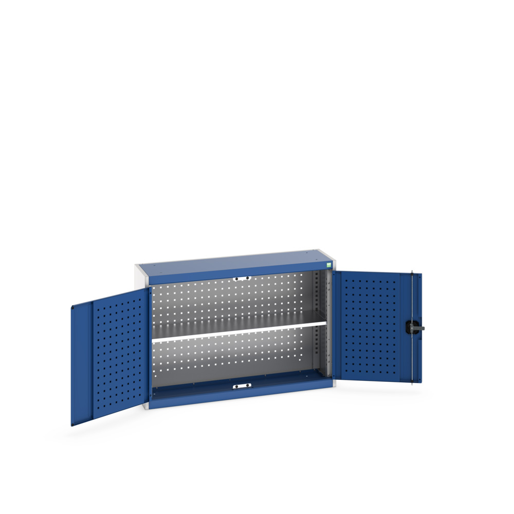 40031054.11V - HPS-1037-1.2 perfo vægskab m. fløjdøre