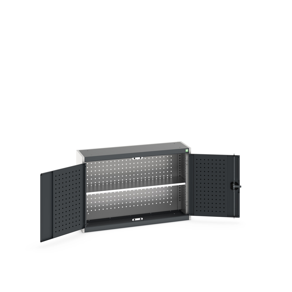 40031054.19V - HPS-1037-1.2 perfo vægskab m. fløjdøre