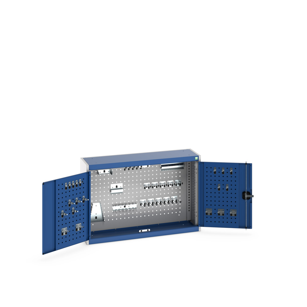 40031055.11V - HPS-1037-1.3 perfo vægskab m. fløjdøre