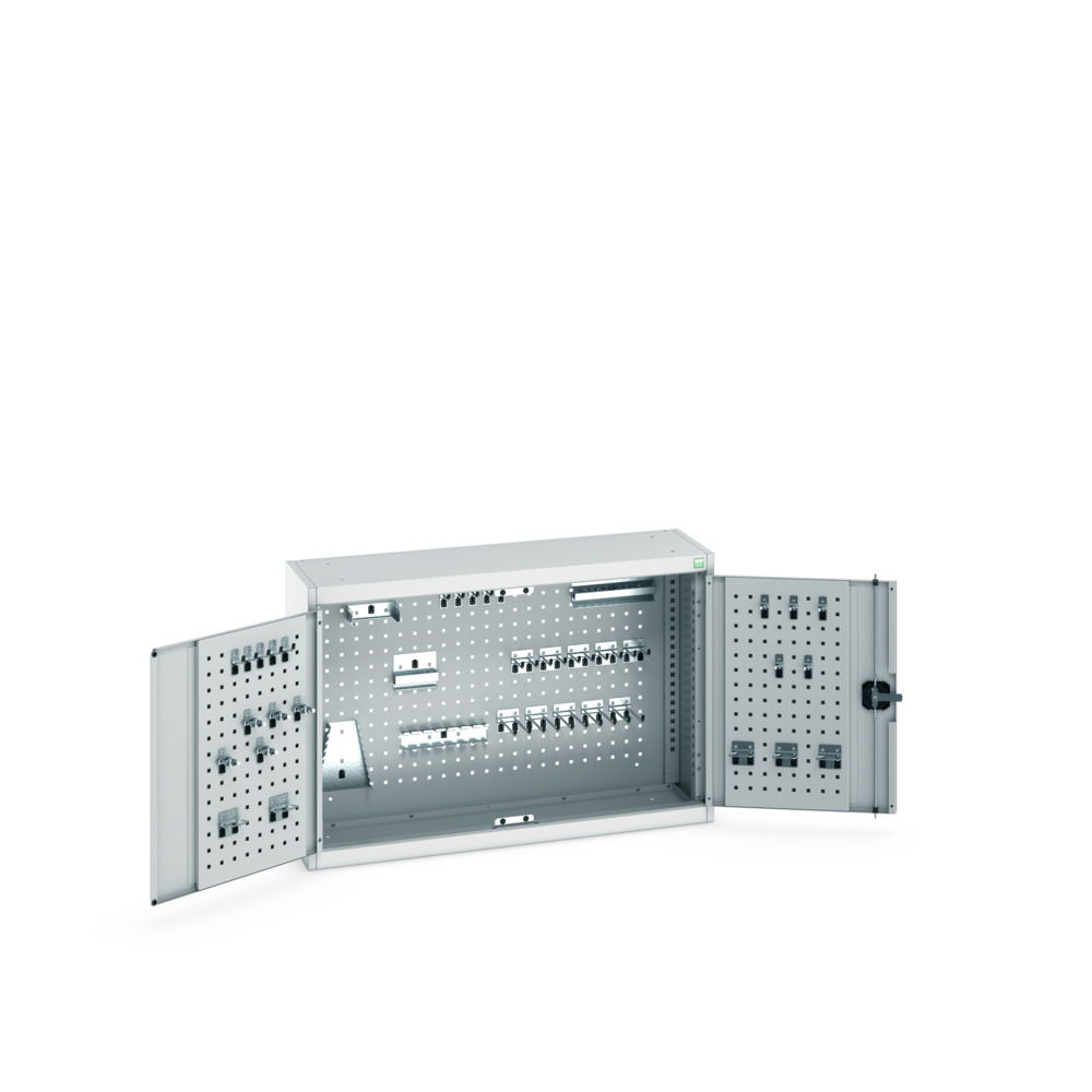 40031055.16V - HPS-1037-1.3 perfo vægskab m. fløjdøre