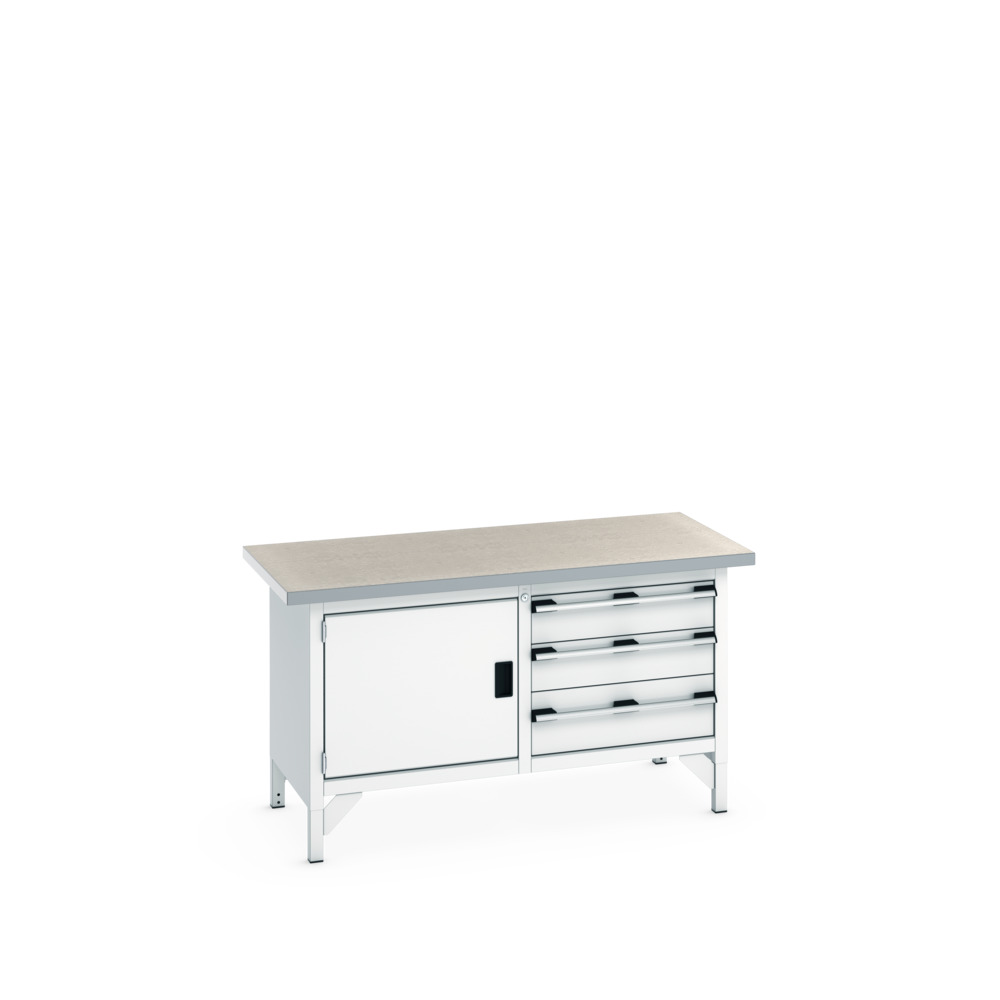 41002027.16V - cubio KWB 1578-3.3 KWB arbejdsbord (Lino