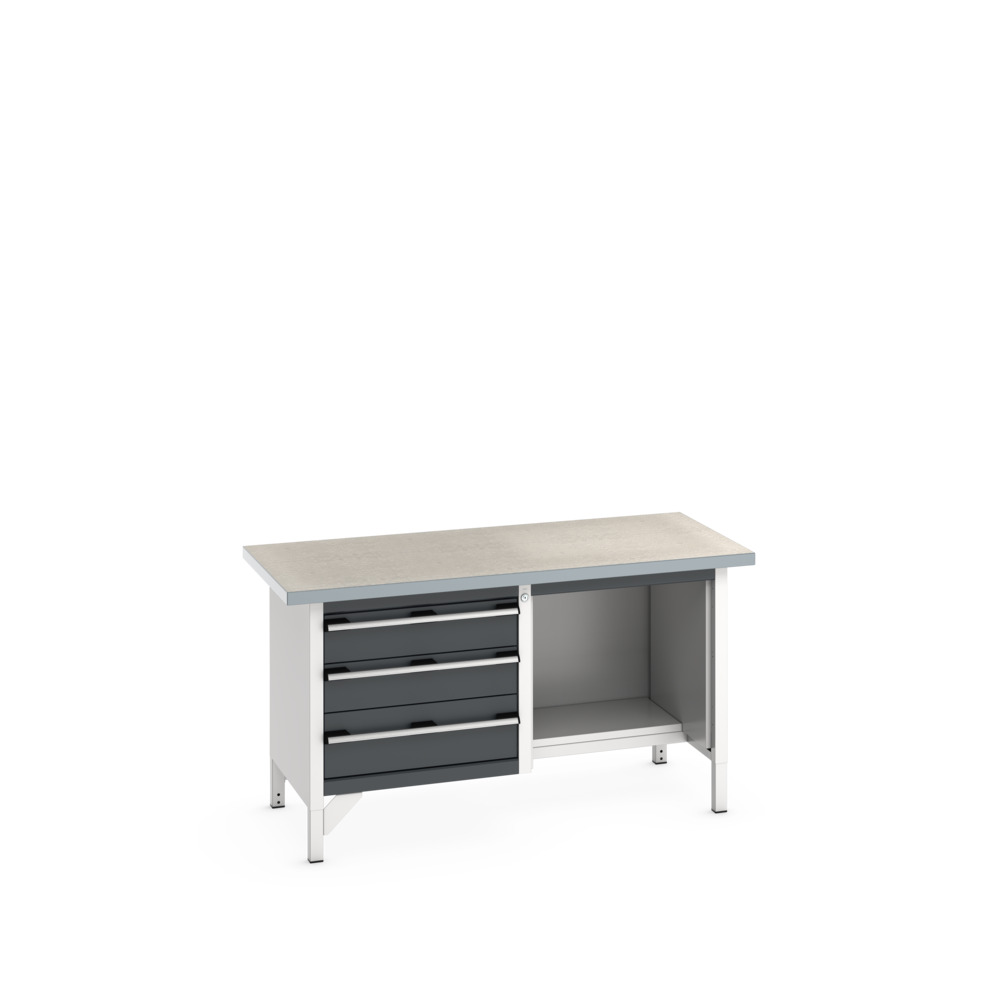 41002042. - cubio KWB 1578-3.8 KWB arbejdsbord (Lino