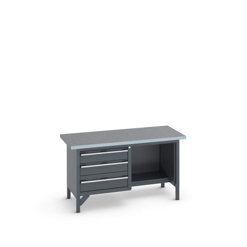 41002042.77V - cubio KWB 1578-3.8 KWB arbejdsbord (Lino