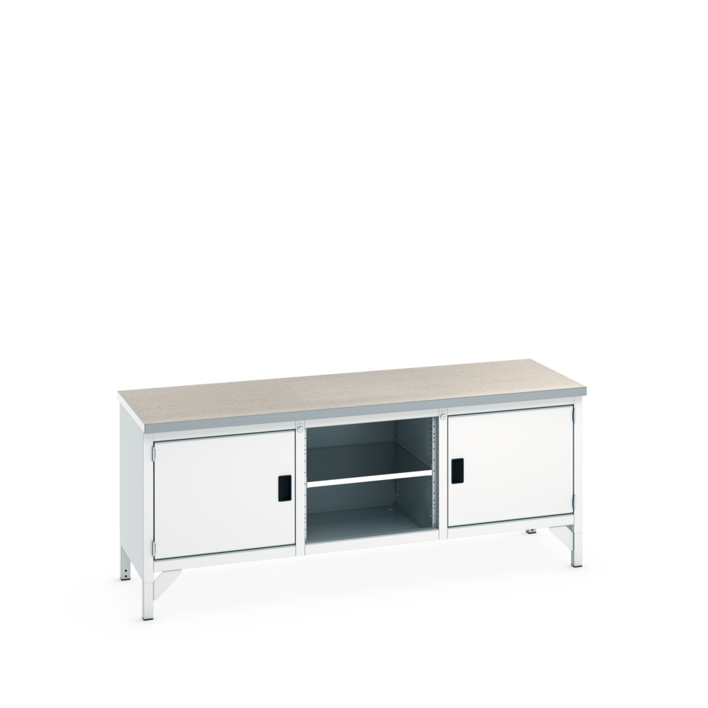 41002051.16V - cubio KWB 2078-3.1 KWB arbejdsbord (Lino