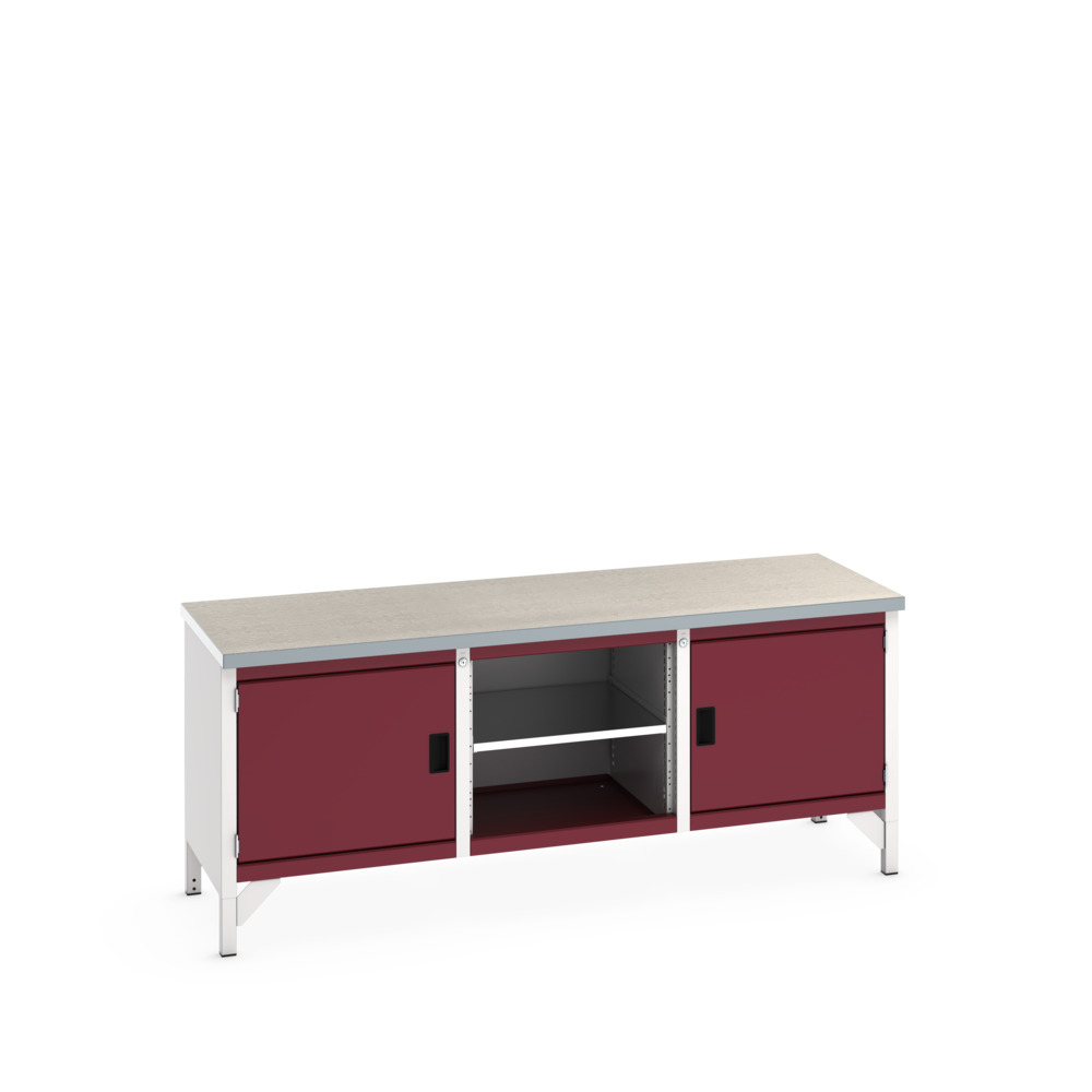 41002051.24V - cubio KWB 2078-3.1 KWB arbejdsbord (Lino