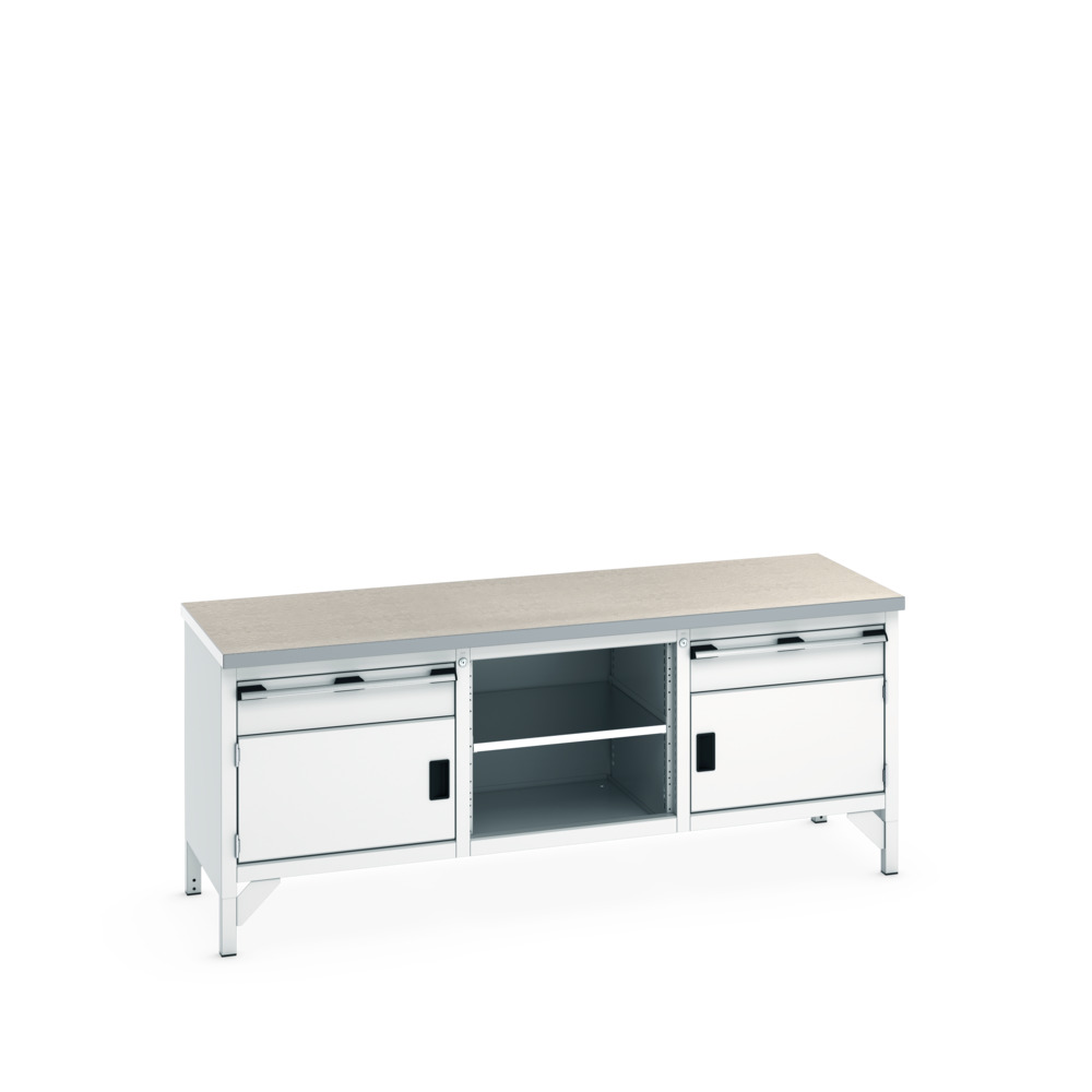 41002054.16V - cubio KWB 2078-3.2 KWB arbejdsbord (Lino
