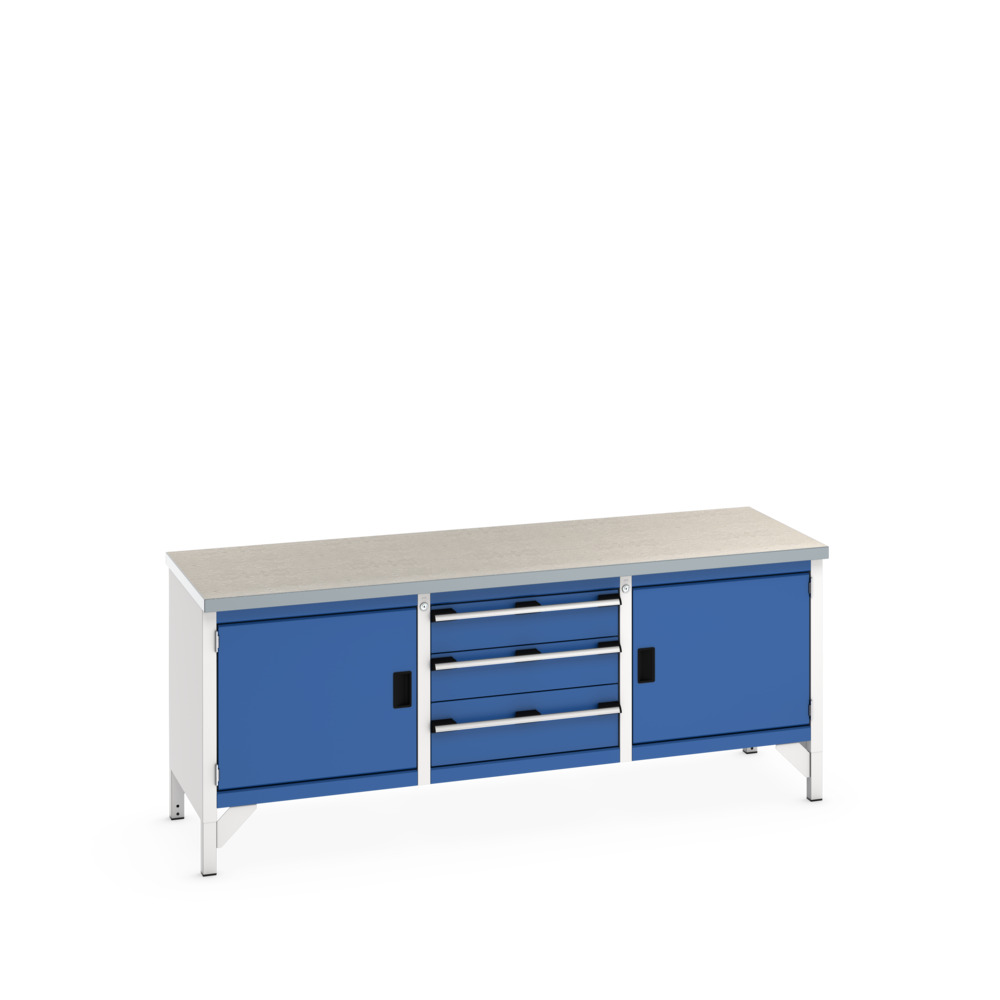 41002057.11V - cubio KWB 2078-3.3 KWB arbejdsbord (Lino