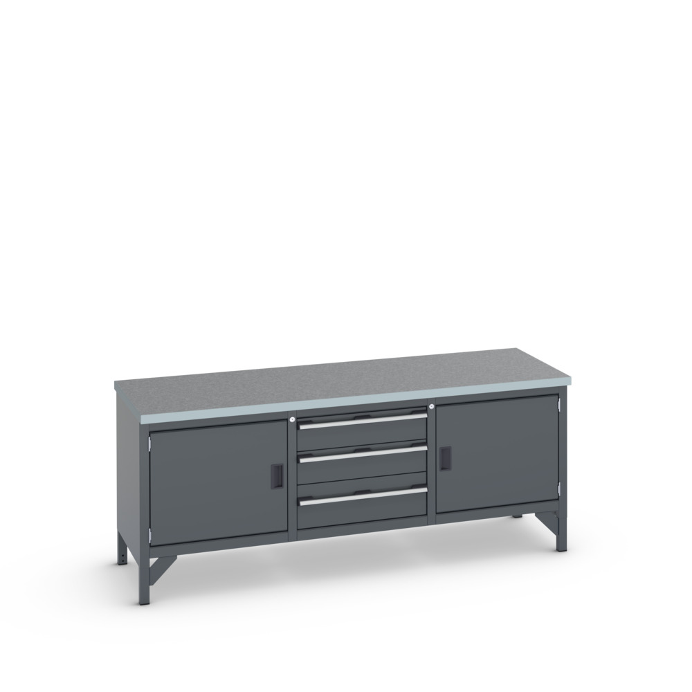 41002057.77V - cubio KWB 2078-3.3 KWB arbejdsbord (Lino