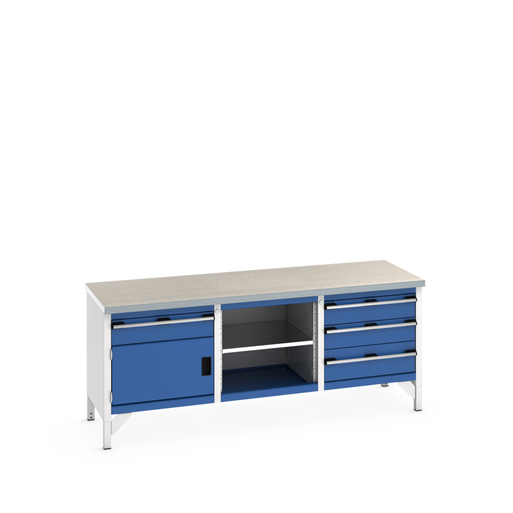 41002060.11V - cubio KWB 2078-3.4 KWB arbejdsbord (Lino
