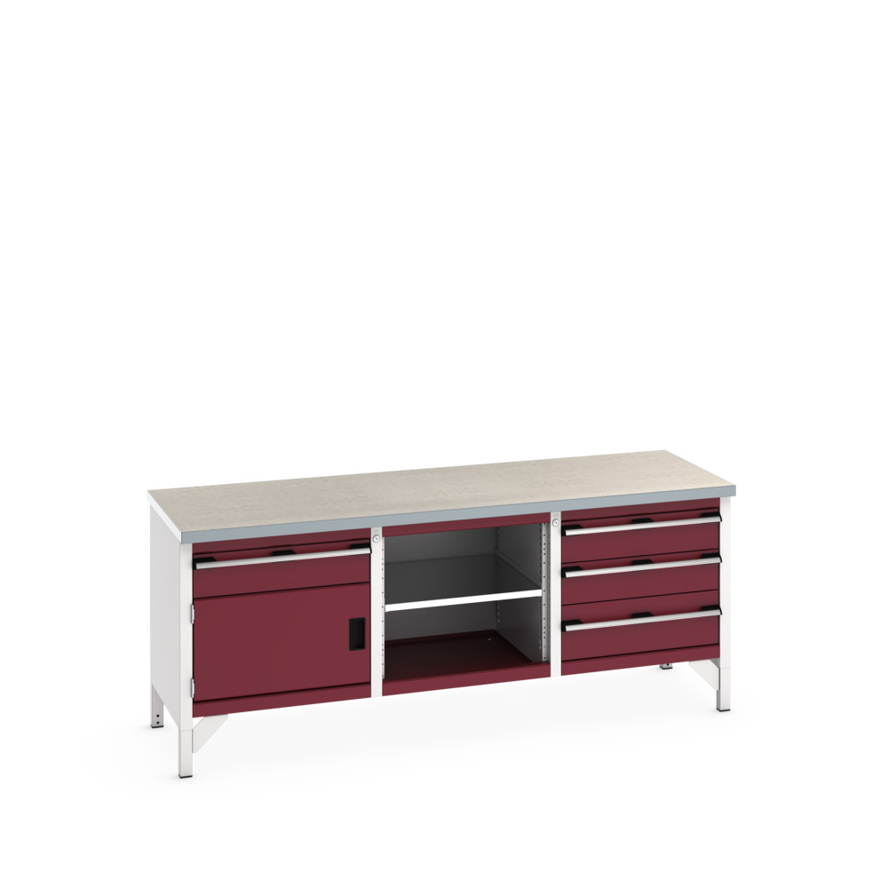 41002060.24V - cubio KWB 2078-3.4 KWB arbejdsbord (Lino