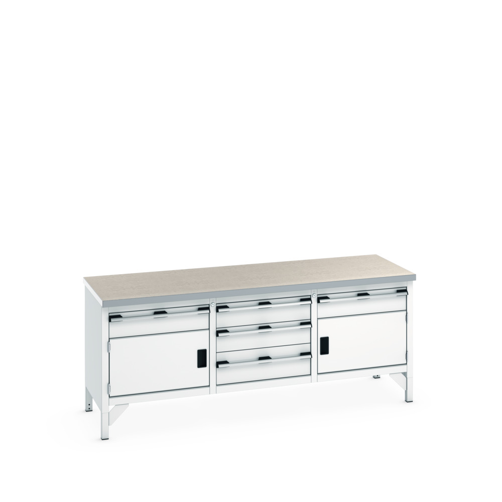 41002066.16V - cubio KWB 2078-3.6 KWB arbejdsbord (Lino