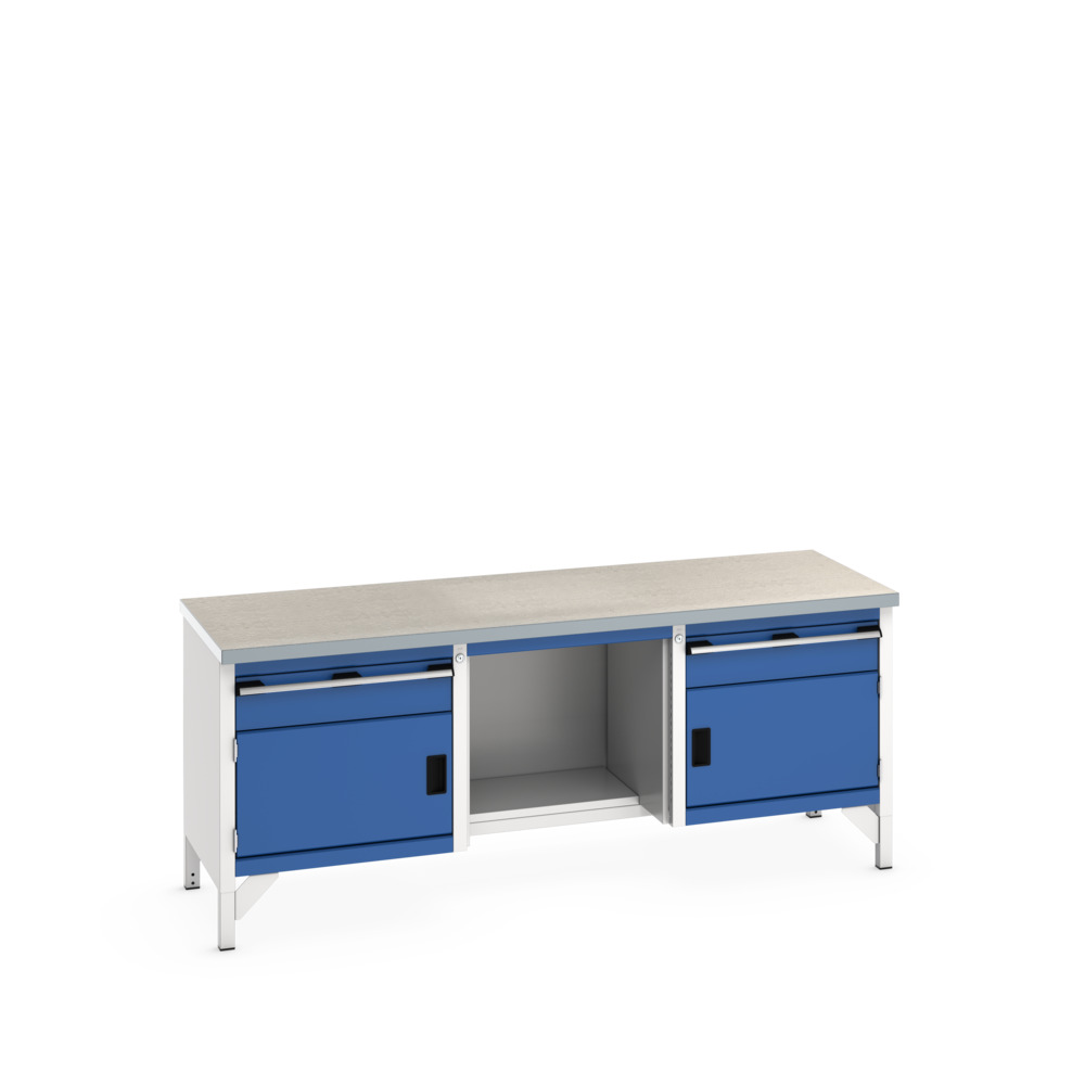 41002069.11V - cubio KWB 2078-3.7 KWB arbejdsbord (Lino