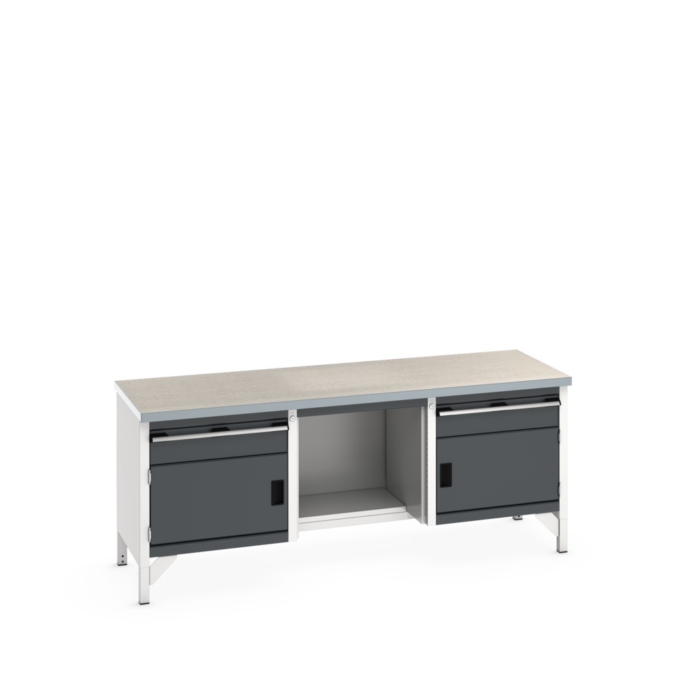 41002069. - cubio KWB 2078-3.7 KWB arbejdsbord (Lino