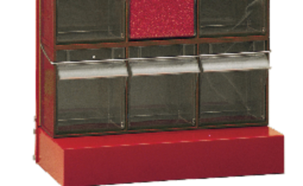 12615002 - Holdestang til klapkasse med 9 rum